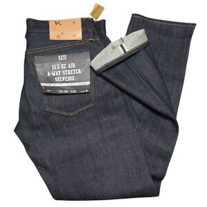 Hiroshi Kato The Pen Slim Jeans Indigo Raw Selvedge Men's Size 30 Made in USA